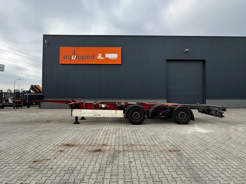 Schmitz Cargobull 40FT HC-chassis, disc, liftaxle, extendable at the rear, WITH WORK!!! - Container transporter/ Swap body semi-trailer: picture 2 Schmitz Cargobull 40FT HC-chassis, disc, liftaxle, extendable at the rear, WITH WORK!!! - Container transporter/ Swap body semi-trailer: picture 2
