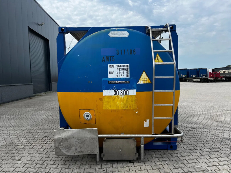 Van Hool 20FT SWAPBODY 30.800L, UN PORTABLE, T7, 5Y ADR- + CSC inspection: 02/2026 - Storage tank: picture 4 Van Hool 20FT SWAPBODY 30.800L, UN PORTABLE, T7, 5Y ADR- + CSC inspection: 02/2026 - Storage tank: picture 4