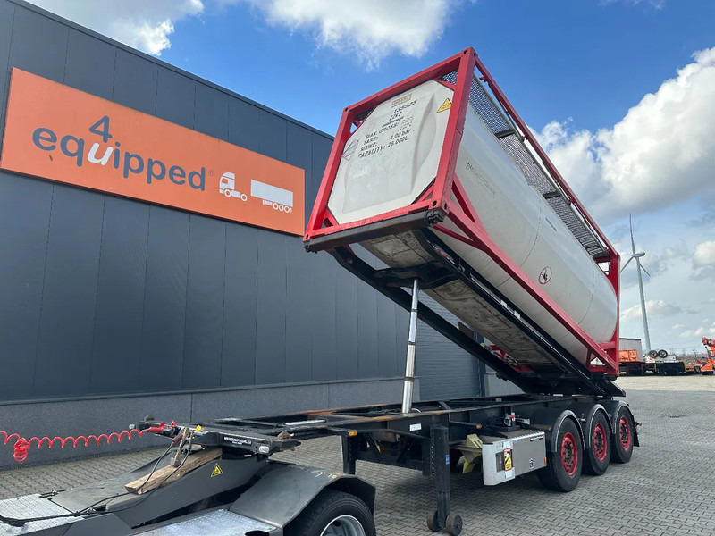 Van Hool 20FT Tipping-chassis, ADR (EX/II, EX/III, FL, AT), SAF, 2 liftaxles, APK/ADR: 06-2025 - Container transporter/ Swap body semi-trailer: picture 1 Van Hool 20FT Tipping-chassis, ADR (EX/II, EX/III, FL, AT), SAF, 2 liftaxles, APK/ADR: 06-2025 - Container transporter/ Swap body semi-trailer: picture 1
