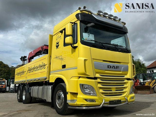 DAF XF 480/HMF 2530 L-CR Kran/Lenk/Lift/Baustoff - Crane truck: picture 2 DAF XF 480/HMF 2530 L-CR Kran/Lenk/Lift/Baustoff - Crane truck: picture 2