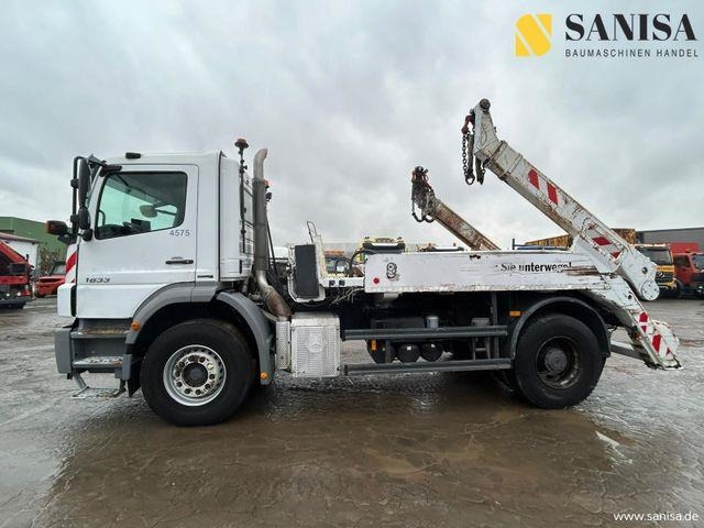Mercedes-Benz Axor 1833 K/Blatt-Blatt/Tele. /Anbauplatte - Skip loader truck: picture 2 Mercedes-Benz Axor 1833 K/Blatt-Blatt/Tele. /Anbauplatte - Skip loader truck: picture 2