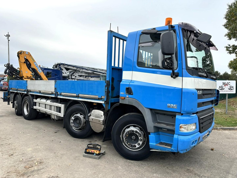 DAF CF 85.360 8x2 PRITSCHE 7m35 + KRAN EFFER 165-3S + RADIO - MANUAL GEARBOX ZF - EURO 5 - BE TRUCK - Dropside/ Flatbed truck, Crane truck: picture 1 DAF CF 85.360 8x2 PRITSCHE 7m35 + KRAN EFFER 165-3S + RADIO - MANUAL GEARBOX ZF - EURO 5 - BE TRUCK - Dropside/ Flatbed truck, Crane truck: picture 1