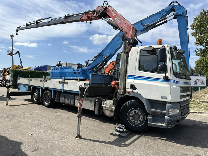 DAF CF 85.410 6X2 + KRAN FASSI F360XP 5x - RETARDER - EURO 5 - LIFT + STEERING AXLE - PLATFORM 7m45 - TUV 05/2026 - Dropside/ Flatbed truck, Crane truck: picture 2 DAF CF 85.410 6X2 + KRAN FASSI F360XP 5x - RETARDER - EURO 5 - LIFT + STEERING AXLE - PLATFORM 7m45 - TUV 05/2026 - Dropside/ Flatbed truck, Crane truck: picture 2