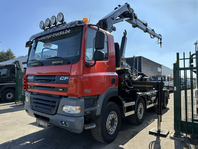 DAF CF 85.410 8x4 HOOKLIFT + CRANE HIAB 244 EP-3 HIDUO - Radio - Rotator - RETARDER - EURO 4 - BIG AXLES HUB REDUCTION - Hook lift truck, Crane truck: picture 5 DAF CF 85.410 8x4 HOOKLIFT + CRANE HIAB 244 EP-3 HIDUO - Radio - Rotator - RETARDER - EURO 4 - BIG AXLES HUB REDUCTION - Hook lift truck, Crane truck: picture 5