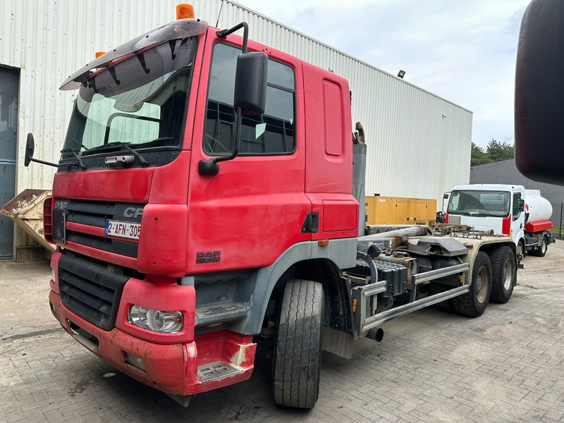 DAF CF 85.430 6x4 HOOKLIFT MEILLER RK 20T - 6.5m - MANUAL ZF - AIR SUSPENSION - BIG AXLES HUB REDUCTION - Hook lift truck: picture 1 DAF CF 85.430 6x4 HOOKLIFT MEILLER RK 20T - 6.5m - MANUAL ZF - AIR SUSPENSION - BIG AXLES HUB REDUCTION - Hook lift truck: picture 1