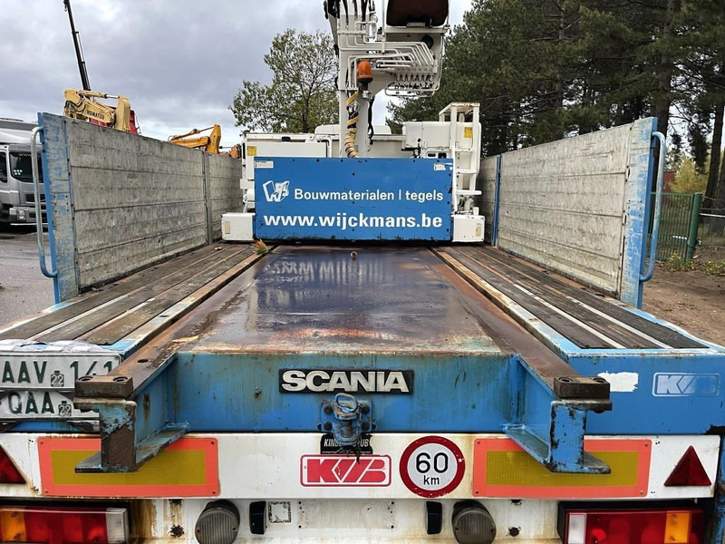 Dropside/ Flatbed semi-trailer Kwb STEENOPLEGGER KRAAN HIAB R130-F2 - 2x EXT + ROTATOR -  2x STUURASSEN - SCHIJFREMMEN - SAF ASSEN: picture 13