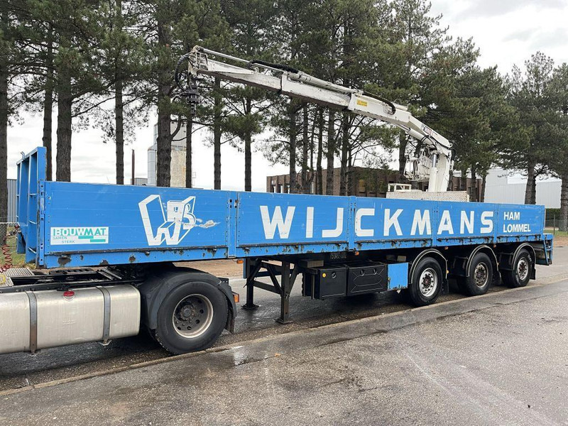 Kwb STEENOPLEGGER KRAAN HIAB R130-F2 - 2x EXT + ROTATOR - 2x STUURASSEN - SCHIJFREMMEN - SAF ASSEN - Dropside/ Flatbed semi-trailer: picture 1 Kwb STEENOPLEGGER KRAAN HIAB R130-F2 - 2x EXT + ROTATOR - 2x STUURASSEN - SCHIJFREMMEN - SAF ASSEN - Dropside/ Flatbed semi-trailer: picture 1