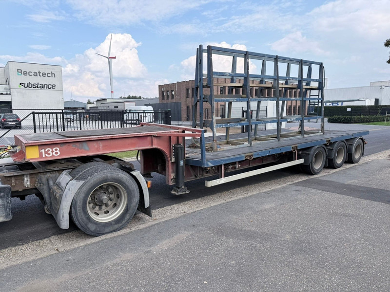 Low loader semi-trailer LAG 0-3-39 DL SEMI-DIEPLADER - 3 ASSEN BPW R19.5 - LUCHTVERING - 12 BANDEN - DIEPBED 7M50 - BELGISCHE PAPIEREN: picture 1