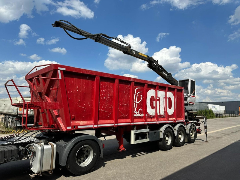 LAG 3-AXLES ALU BOX + CRANE JONSORED 1090 DT-CORTO + CABIN - 2x EXTENDABLE - 5/6 F - BELGIAN PAPERS - Dropside/ Flatbed semi-trailer: picture 4 LAG 3-AXLES ALU BOX + CRANE JONSORED 1090 DT-CORTO + CABIN - 2x EXTENDABLE - 5/6 F - BELGIAN PAPERS - Dropside/ Flatbed semi-trailer: picture 4