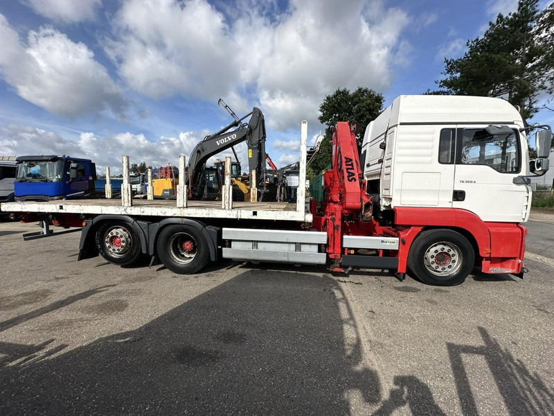 MAN TG 360 A 6x2 + CRANE ATLAS 100.1 A3 - PLATFORM 5m80 - E3 - LIFT-AXLE - FULL AIR SUSPENSION - ZF AS TRONIC -  BE TRUCK - Crane truck: picture 3 MAN TG 360 A 6x2 + CRANE ATLAS 100.1 A3 - PLATFORM 5m80 - E3 - LIFT-AXLE - FULL AIR SUSPENSION - ZF AS TRONIC -  BE TRUCK - Crane truck: picture 3