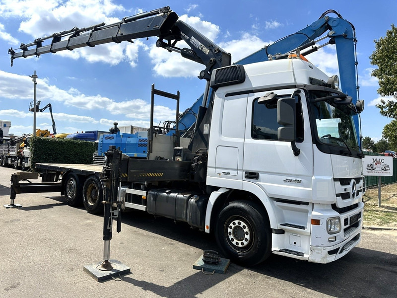 Mercedes-Benz ACTROS 2546 6x2 + CRANE HIAB 422 EP-6 HIPRO - *415.000km* - PLATFORM 6m50 - LIFT AXLE - MP 3 - EURO 5 - BELGIAN PAPERS - Crane truck: picture 1 Mercedes-Benz ACTROS 2546 6x2 + CRANE HIAB 422 EP-6 HIPRO - *415.000km* - PLATFORM 6m50 - LIFT AXLE - MP 3 - EURO 5 - BELGIAN PAPERS - Crane truck: picture 1