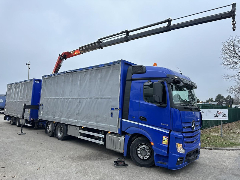 Mercedes-Benz Actros 2645 6x2 105m³ JUMBO + RETARDER + KRAN PALFINGER PK 19.001 SLD (4x) + RADIO - *FULL AIR* - FRIGO - EURO 6 - SAF AXLES - BELGIAN TRUCK - Box truck: picture 2 Mercedes-Benz Actros 2645 6x2 105m³ JUMBO + RETARDER + KRAN PALFINGER PK 19.001 SLD (4x) + RADIO - *FULL AIR* - FRIGO - EURO 6 - SAF AXLES - BELGIAN TRUCK - Box truck: picture 2