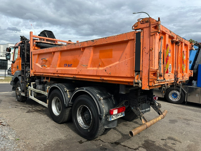 Tipper, Crane truck Renault KERAX 380 DXI 6x4 TIPPER + CRANE HIAB 144 B-3 - RADIO - *246.000km* - RETARDER - BORDMATIC - EURO 5: picture 7