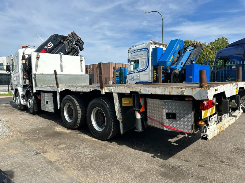 Scania 114C-380 8x4 + CRANE HIAB 700 E-5 - PLATFORM 6m80 + TWISTLOCKS - MANUAL - RETARDER - STEEL SPRING / BIG AXLE HUB REDUCTION - AP ACHSEN - Crane truck: picture 4 Scania 114C-380 8x4 + CRANE HIAB 700 E-5 - PLATFORM 6m80 + TWISTLOCKS - MANUAL - RETARDER - STEEL SPRING / BIG AXLE HUB REDUCTION - AP ACHSEN - Crane truck: picture 4