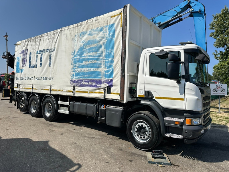 Scania P410 8x4 TRIDEM PRITSCHE PLANE + KRAN HIAB 244 EP-4 HIDUO - RETARDER - LIFT + STEERING AXLE - *327.000km* - RADIO - Curtain side truck, Crane truck: picture 3 Scania P410 8x4 TRIDEM PRITSCHE PLANE + KRAN HIAB 244 EP-4 HIDUO - RETARDER - LIFT + STEERING AXLE - *327.000km* - RADIO - Curtain side truck, Crane truck: picture 3
