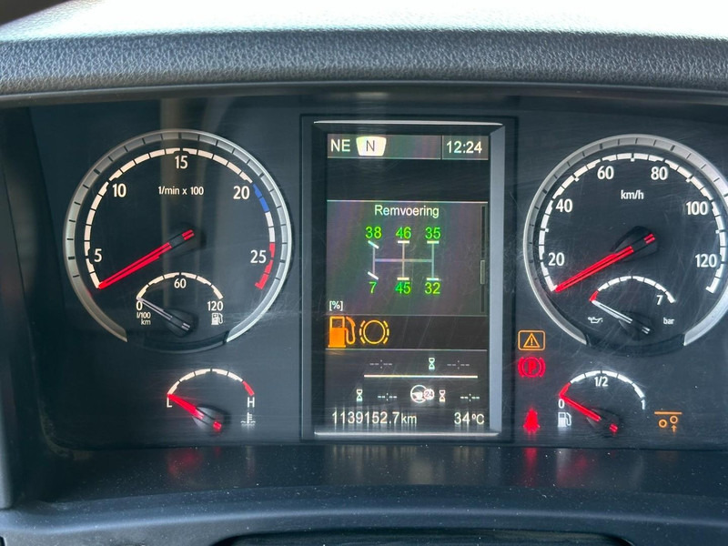 Hook lift truck, Crane truck Scania R580 6X2 V8 HOOKLIFT + CRANE HIAB 211 E-4 HIPRO - ROTATOR - RETARDER - ALCOA ALU - RADIO - NL TRUCK: picture 13