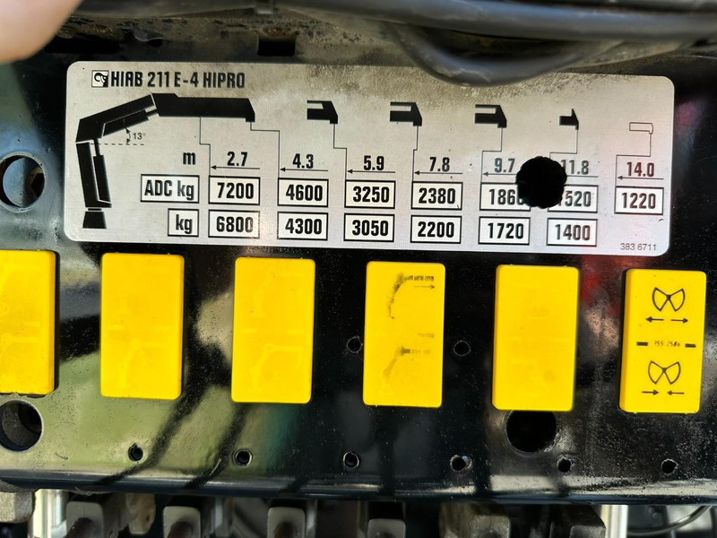 Hook lift truck, Crane truck Scania R580 6X2 V8 HOOKLIFT + CRANE HIAB 211 E-4 HIPRO - ROTATOR - RETARDER - ALCOA ALU - RADIO - NL TRUCK: picture 9