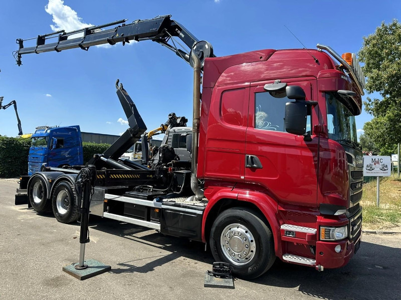 Scania R580 6X2 V8 HOOKLIFT + CRANE HIAB 211 E-4 HIPRO - ROTATOR - RETARDER - ALCOA ALU - RADIO - NL TRUCK - Hook lift truck, Crane truck: picture 1 Scania R580 6X2 V8 HOOKLIFT + CRANE HIAB 211 E-4 HIPRO - ROTATOR - RETARDER - ALCOA ALU - RADIO - NL TRUCK - Hook lift truck, Crane truck: picture 1