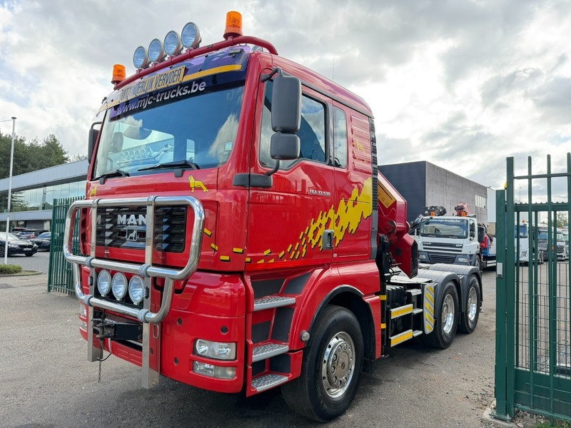 MAN TGA 33.530 6x4 - 90T ZSM + KRAN HMF 3720 K6 (17.3m) - RETARDER - MANUAL ZF - EURO 3 - 590.000km - ALCOA - BIG AXLES HUB REDUCTION - BE TRUCK - TOP CONDITION - Tractor truck: picture 3 MAN TGA 33.530 6x4 - 90T ZSM + KRAN HMF 3720 K6 (17.3m) - RETARDER - MANUAL ZF - EURO 3 - 590.000km - ALCOA - BIG AXLES HUB REDUCTION - BE TRUCK - TOP CONDITION - Tractor truck: picture 3