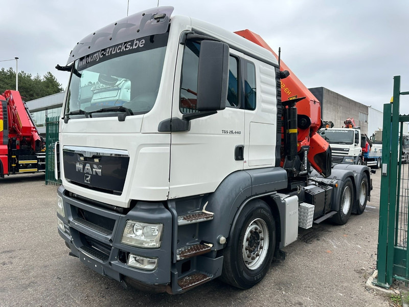 MAN TGS 26.440 6X4 SZM + (22m) KRAN PALFINGER PK62002 E 6x H + 1ME - RETARDER - EURO 5 - BE TRUCK - Tractor truck: picture 3 MAN TGS 26.440 6X4 SZM + (22m) KRAN PALFINGER PK62002 E 6x H + 1ME - RETARDER - EURO 5 - BE TRUCK - Tractor truck: picture 3