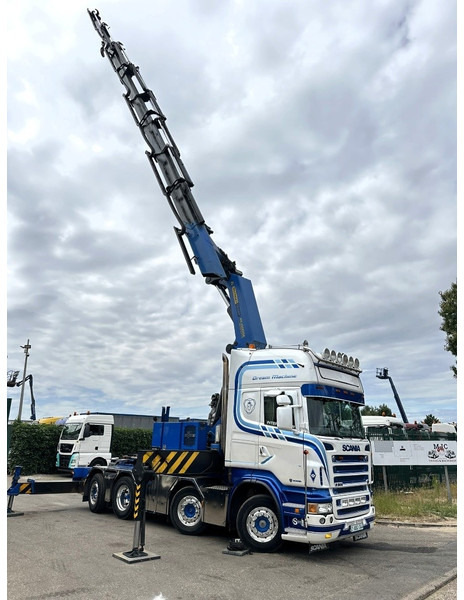 Scania R500 8x2 ZSM + KRAN 100Tm! PALFINGER PK100002 G 8x + 1 ME - RETARDER - ALCOA DURA BRIGHT - LIFT + STEERING - 5/6 HYDR F - TÜV 05/2026 - TOP CONDITION - Tractor truck: picture 5 Scania R500 8x2 ZSM + KRAN 100Tm! PALFINGER PK100002 G 8x + 1 ME - RETARDER - ALCOA DURA BRIGHT - LIFT + STEERING - 5/6 HYDR F - TÜV 05/2026 - TOP CONDITION - Tractor truck: picture 5