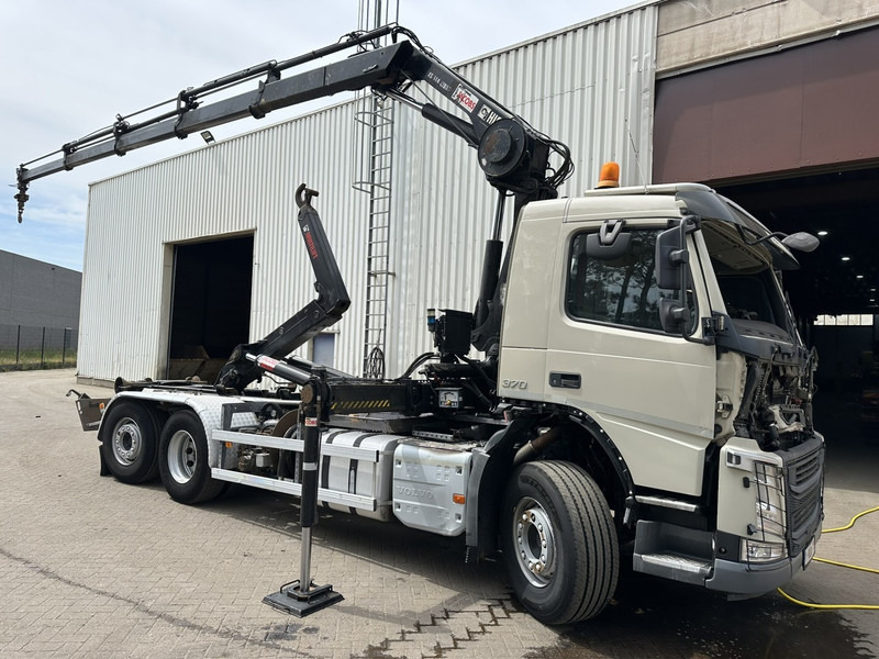 Volvo FM 370 6x2 HOOKLIFT 21T + CRANE HIAB 144 E-4 HIDUO - ENGINE / GEARBOX OK - CHASSIS OK - RUNNING + DRIVING - BE TRUCK - Hook lift truck, Crane truck: picture 1 Volvo FM 370 6x2 HOOKLIFT 21T + CRANE HIAB 144 E-4 HIDUO - ENGINE / GEARBOX OK - CHASSIS OK - RUNNING + DRIVING - BE TRUCK - Hook lift truck, Crane truck: picture 1