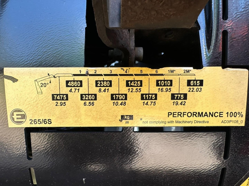 Dropside/ Flatbed truck, Crane truck Volvo FMX 330 8x4 TRIDEM PRITSCHE + KRAN EFFER 265 / 6S - PLATFORM 7m50 - EURO 6 - RADIO - *473.000km* - TÜV 05/2026 - BE TRUCK: picture 9 Dropside/ Flatbed truck, Crane truck Volvo FMX 330 8x4 TRIDEM PRITSCHE + KRAN EFFER 265 / 6S - PLATFORM 7m50 - EURO 6 - RADIO - *473.000km* - TÜV 05/2026 - BE TRUCK: picture 9