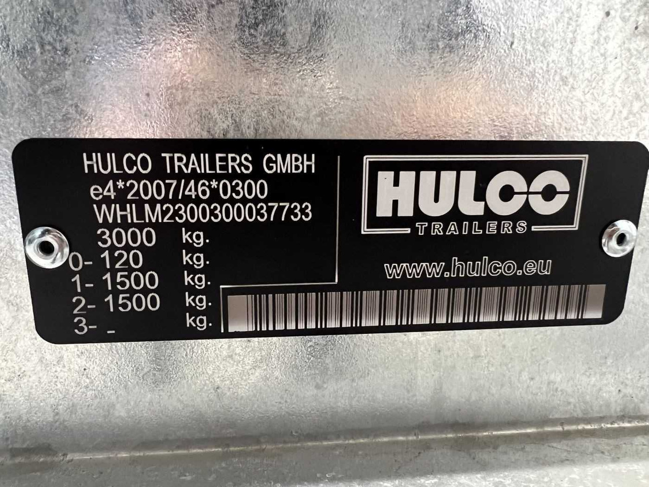 HULCO Medax-2 3000 Plane Hochlader - Car trailer: picture 3 HULCO Medax-2 3000 Plane Hochlader - Car trailer: picture 3