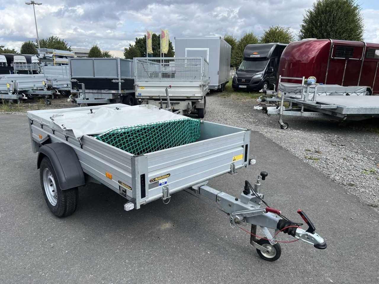 Car trailer SARIS McAlu Flachplane Kastenanhänger gebremst: picture 8