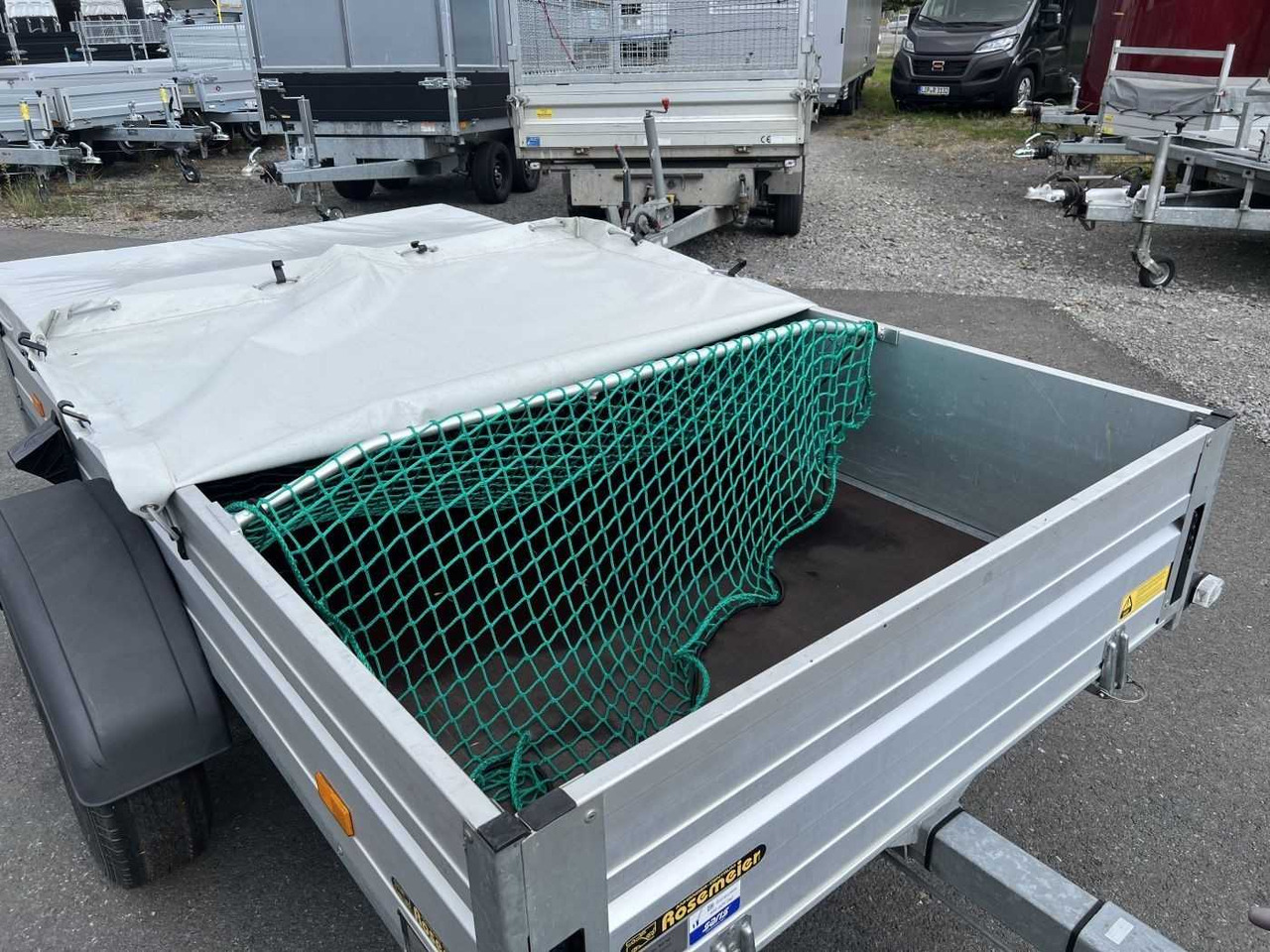 Car trailer SARIS McAlu Flachplane Kastenanhänger gebremst: picture 9