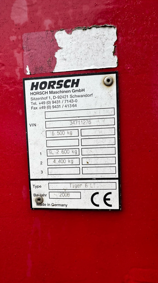 Horsch Tiger 6 LT in top Zustand - Cultivator: picture 2 Horsch Tiger 6 LT in top Zustand - Cultivator: picture 2