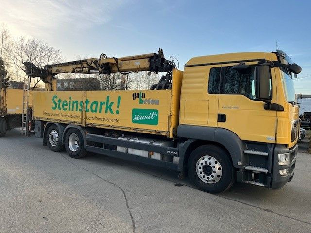 MAN TGS 26.400 Baustoff LKW mit Ladekran Atlas 210.2  leasing MAN TGS 26.400 Baustoff LKW mit Ladekran Atlas 210.2: picture 13