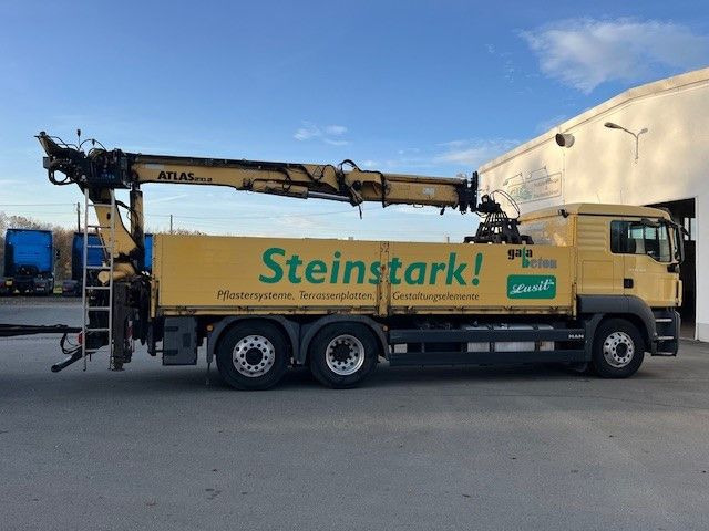 MAN TGS 26.400 Baustoff LKW mit Ladekran Atlas 210.2  leasing MAN TGS 26.400 Baustoff LKW mit Ladekran Atlas 210.2: picture 11