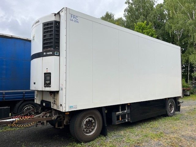 Schmitz Cargobull TK Anhänger Thermoking SL100 Rohrbahn Fleisch - Refrigerator trailer: picture 1 Schmitz Cargobull TK Anhänger Thermoking SL100 Rohrbahn Fleisch - Refrigerator trailer: picture 1