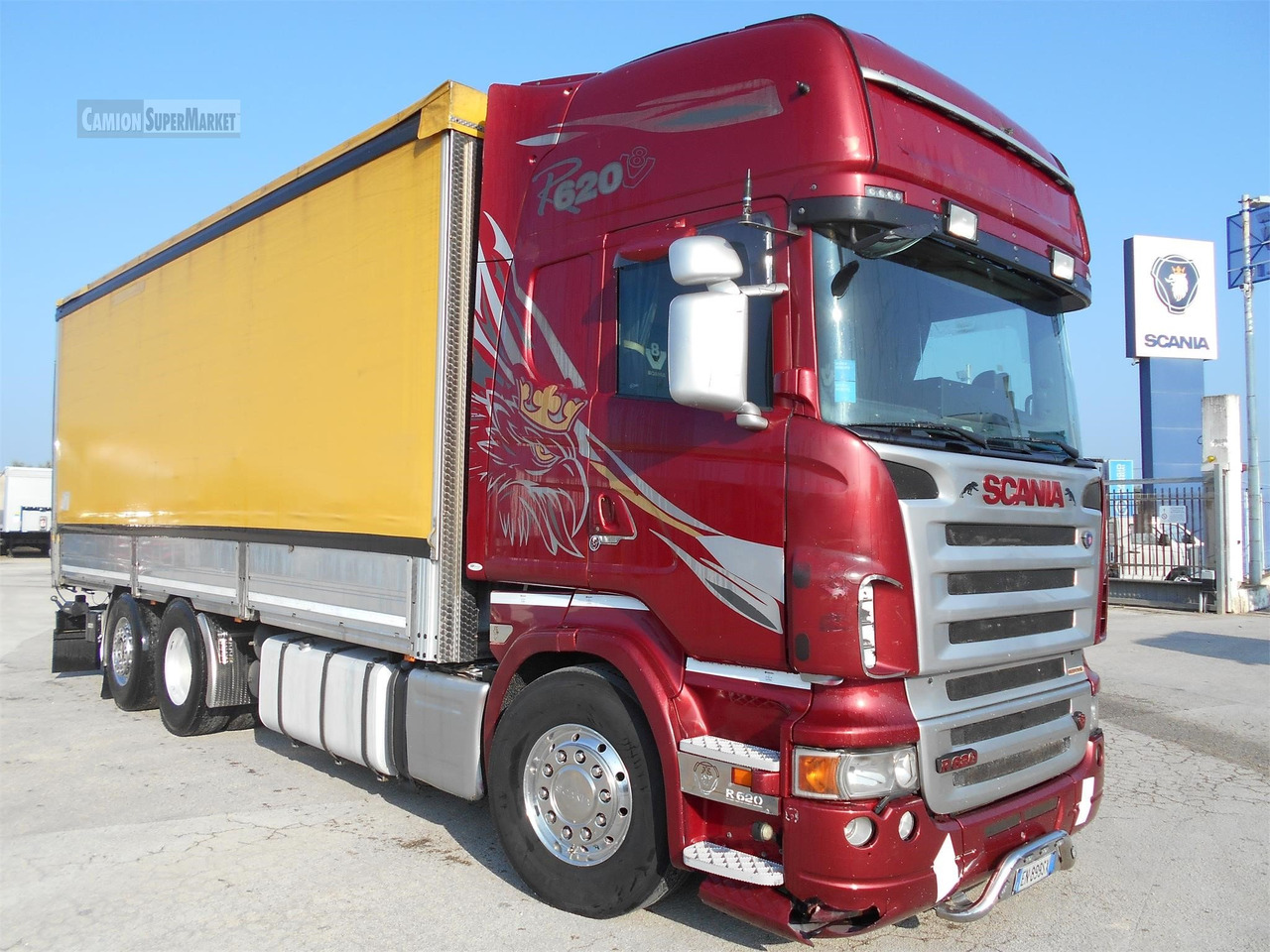 SCANIA R620 - Curtain side truck: picture 2 SCANIA R620 - Curtain side truck: picture 2