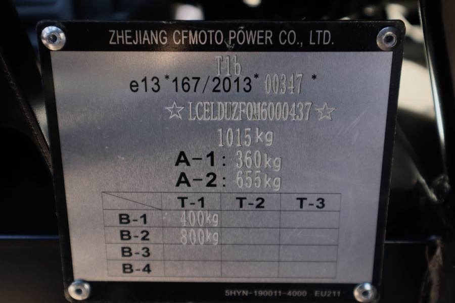 ATV/ Quad CFMoto UFORCE600 Valid Inspection, *Guarantee! Dutch Regi: picture 6 ATV/ Quad CFMoto UFORCE600 Valid Inspection, *Guarantee! Dutch Regi: picture 6