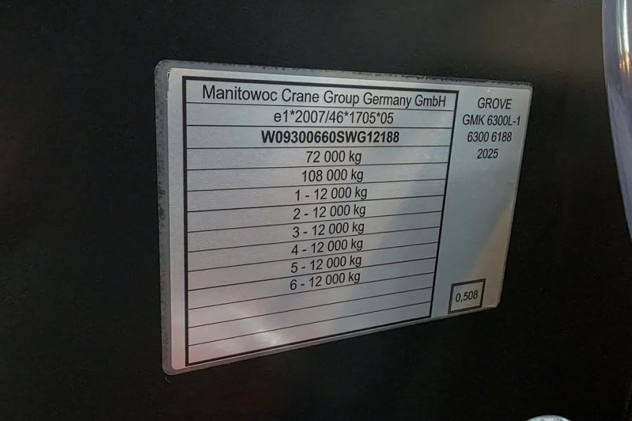 Grove GMK6300L-1 Available For Rent, Dutch Registration, - All terrain crane: picture 5 Grove GMK6300L-1 Available For Rent, Dutch Registration, - All terrain crane: picture 5