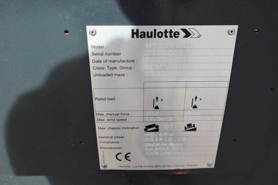 Haulotte HT23RTJ O Valid Inspection, *Guarantee! Diesel, 4x - Telescopic boom: picture 5 Haulotte HT23RTJ O Valid Inspection, *Guarantee! Diesel, 4x - Telescopic boom: picture 5
