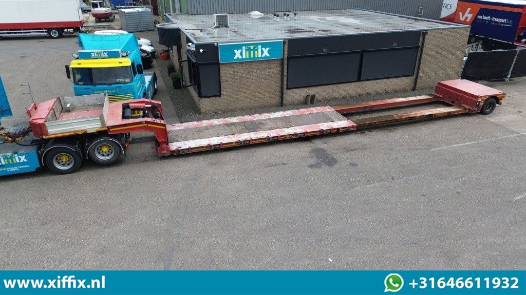 Broshuis 1-ass. Uitschuifbare dieplader met afneembare nek / SL as / 1x gestuurd - Low loader semi-trailer: picture 1 Broshuis 1-ass. Uitschuifbare dieplader met afneembare nek / SL as / 1x gestuurd - Low loader semi-trailer: picture 1