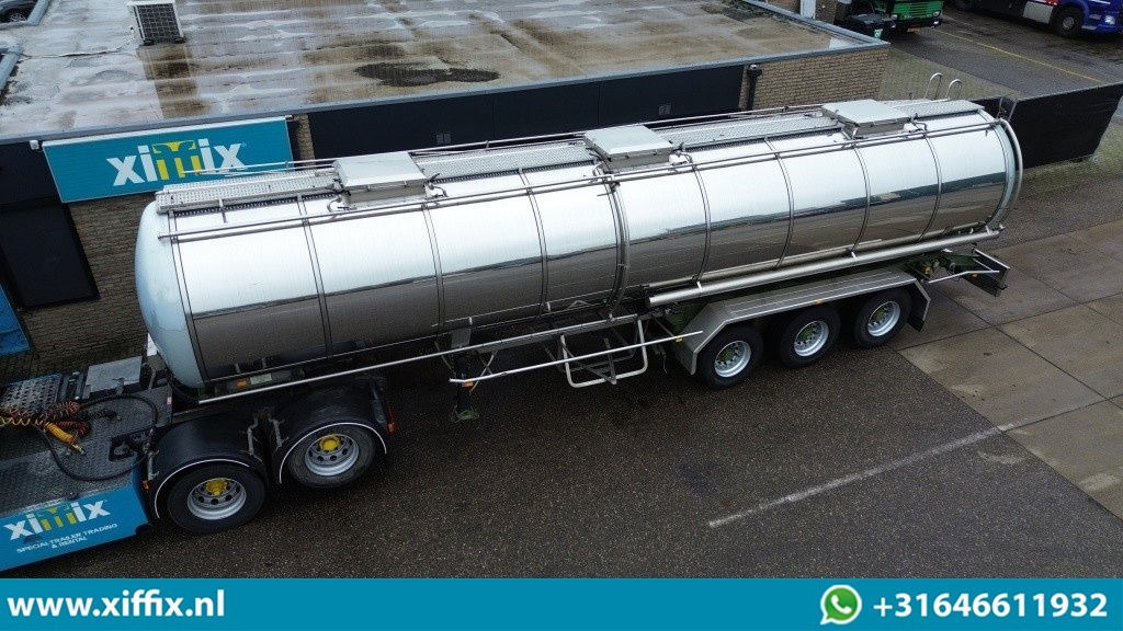 Burg 3-ass. Geisoleerde RVS tank oplegger / Food / 1 Compartiment - Tanker semi-trailer: picture 1 Burg 3-ass. Geisoleerde RVS tank oplegger / Food / 1 Compartiment - Tanker semi-trailer: picture 1