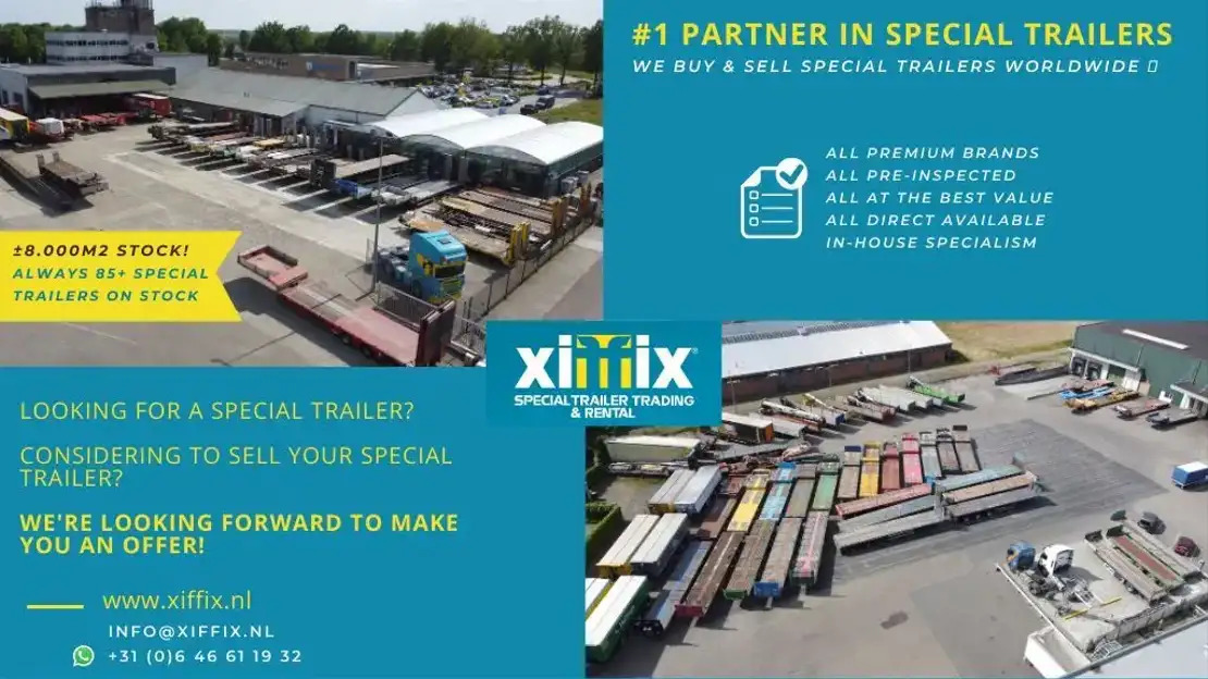 Dropside/ Flatbed semi-trailer Doll 3-ass. Vlakke uitschuifbare oplegger / Naloop gestuurd / 14090: picture 11