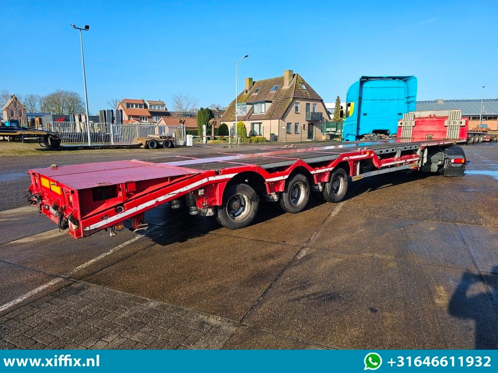 Faymonville 3-ass. Vlakke uitschuifbare Mega oplegger / Uitklapbare laadvloer kl - Dropside/ Flatbed semi-trailer: picture 4 Faymonville 3-ass. Vlakke uitschuifbare Mega oplegger / Uitklapbare laadvloer kl - Dropside/ Flatbed semi-trailer: picture 4