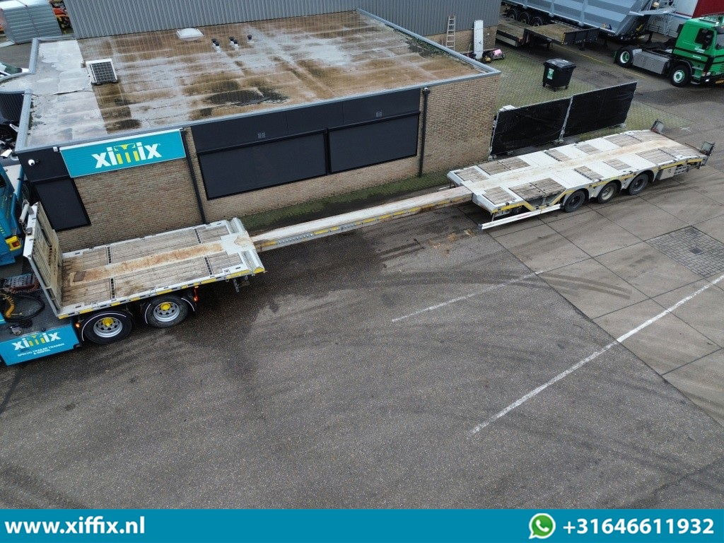 Kässbohrer 3-ass. Vlakke uitschuifbare Mega oplegger / Naloop gestuurd - Dropside/ Flatbed semi-trailer: picture 1 Kässbohrer 3-ass. Vlakke uitschuifbare Mega oplegger / Naloop gestuurd - Dropside/ Flatbed semi-trailer: picture 1