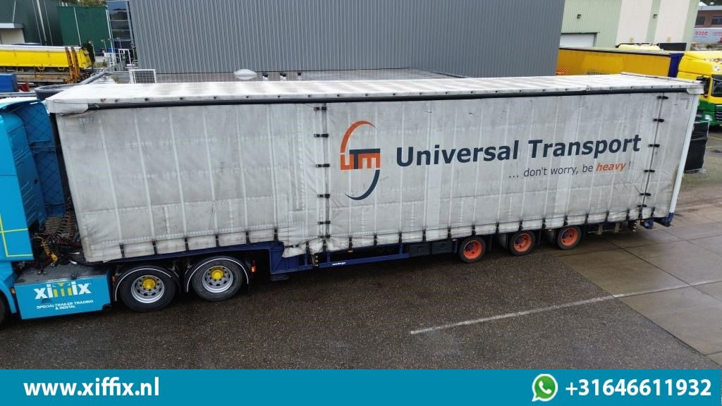 Meusburger 3-ass. Mega Semi dieplader met huifopbouw - Low loader semi-trailer: picture 1 Meusburger 3-ass. Mega Semi dieplader met huifopbouw - Low loader semi-trailer: picture 1