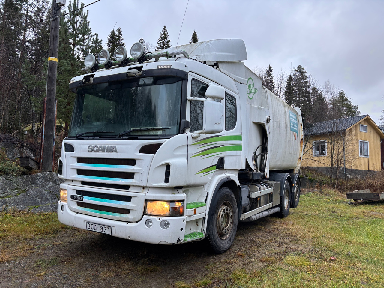 Scania P280 - Garbage truck: picture 1 Scania P280 - Garbage truck: picture 1