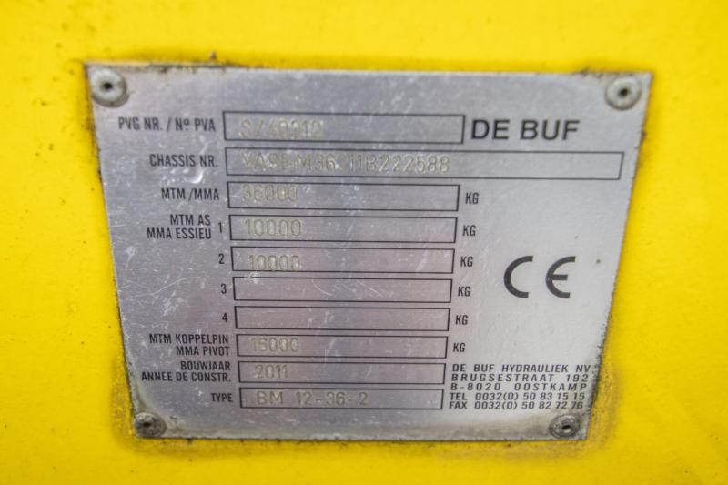 Concrete mixer semi-trailer DE BUF BETON MIXER/MALAXEUR/MISCHER-12M3: picture 9