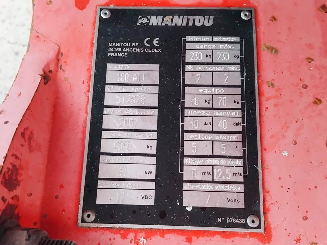 Articulated boom MANITOU 180ATJ: picture 15 Articulated boom MANITOU 180ATJ: picture 15