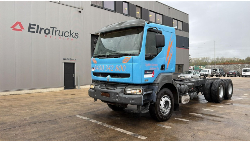 Renault KERAX 420 (LAMES / GRAND PONT / STEEL SUSP. / BIG AXLE / MANUAL GEARBOX / BOITE MANUELLE) - Cab chassis truck: picture 1 Renault KERAX 420 (LAMES / GRAND PONT / STEEL SUSP. / BIG AXLE / MANUAL GEARBOX / BOITE MANUELLE) - Cab chassis truck: picture 1