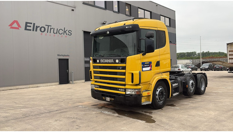 Scania 124-420 (6X2 / 8 TYRES / ORIGINAL TRACTOR UNIT / FRONT STEEL) - Tractor truck: picture 1 Scania 124-420 (6X2 / 8 TYRES / ORIGINAL TRACTOR UNIT / FRONT STEEL) - Tractor truck: picture 1