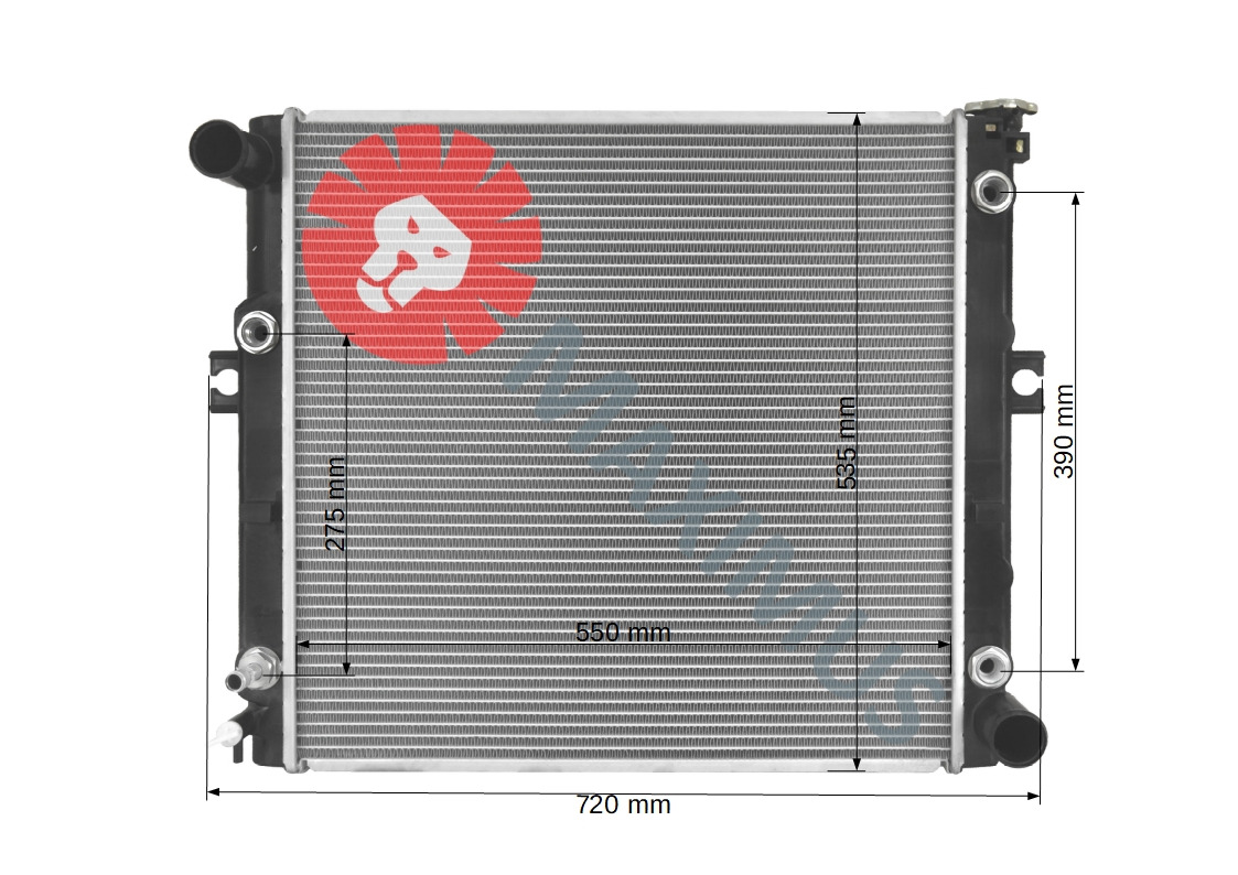 KOMATSU FORKLIFT - Radiator for Forklift: picture 2 KOMATSU FORKLIFT - Radiator for Forklift: picture 2